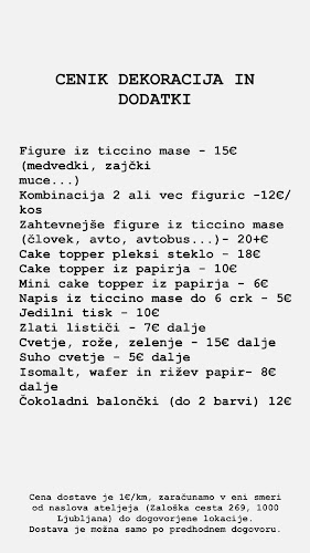 Aurora slaščičarna, Simona Dimovska, S.P.