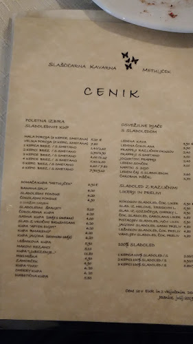 Slaščičarna Metuljček - Jesenice