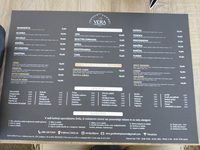 Vera gostilna in pizzeria - Ljubljana