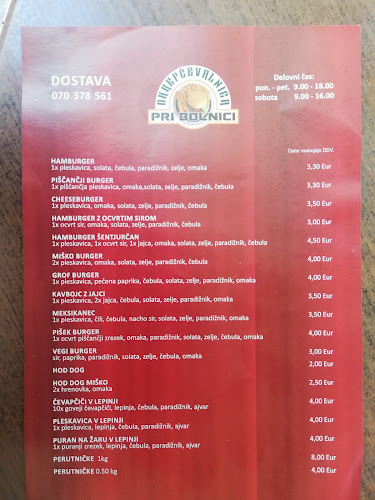 BUCO Okrepčevalnica pri bolnici - Celje