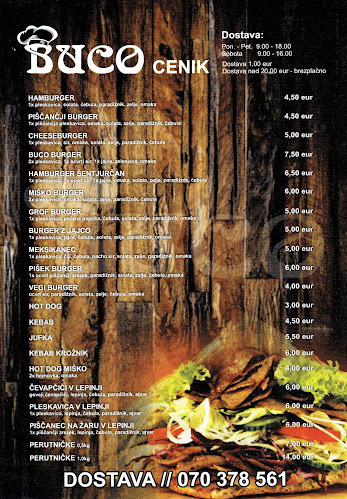 Opinii despre BUCO Okrepčevalnica pri bolnici în Celje - Gastronomija in gostinstvo