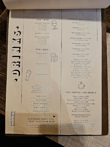 Pizzeria Rustika - Gastronomija in gostinstvo