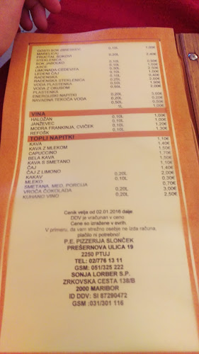 Opinii despre Pizzerija Slonček în Ptuj - Gastronomija in gostinstvo