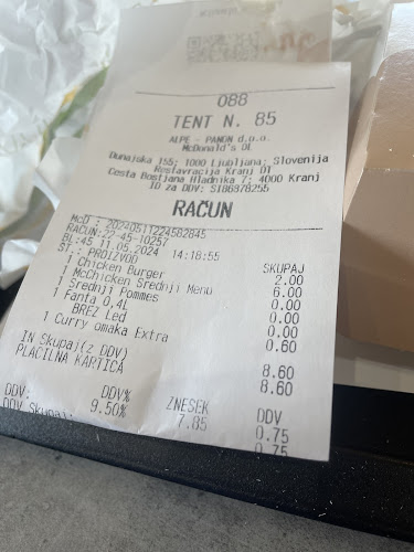 Opinii despre McDonald's Kranj în Kranj - Gastronomija in gostinstvo
