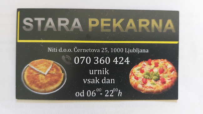 STARA PEKARNA in SLAŠČIČARNA na Černetovi ulici v Ljubljani - Gastronomija in gostinstvo