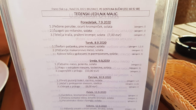 Gostilna Bučar Franci Slak S.P.