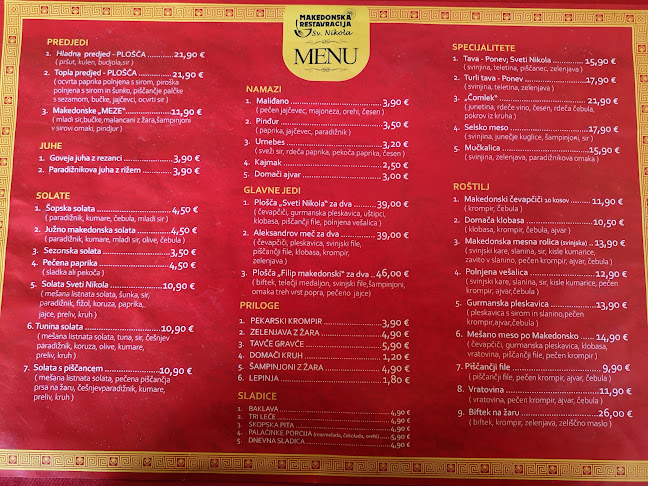 Opinii despre Restavracija Sveti Nikola în Trzin - Gastronomija in gostinstvo