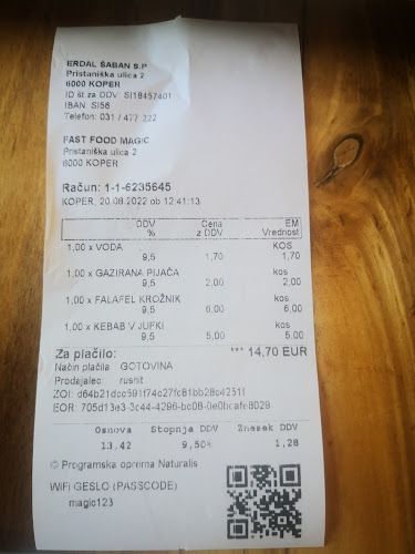 Opinii despre Fast food 'Magic' în Koper - Gastronomija in gostinstvo