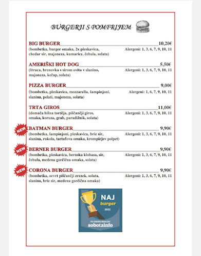 Okrepčevalnica TRTA GRIL, Tamara Kuronja s.p.