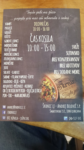 Škrnic'lj restavracija - Andrej Belovič s.p. - Gastronomija in gostinstvo