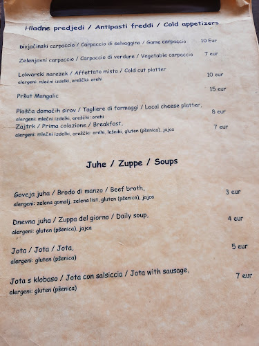 Opinii despre Gostilna Lokve în Trnovo pri Gorici - Gastronomija in gostinstvo