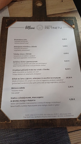 Gostilna Pri Tinetu - Koper