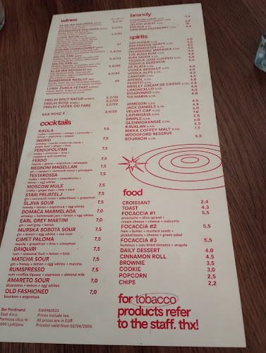 Opinii despre Ferdinand în Ljubljana - Gastronomija in gostinstvo