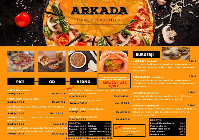 Opinii despre Okrepčevalnica Arkada în Velenje - Gastronomija in gostinstvo
