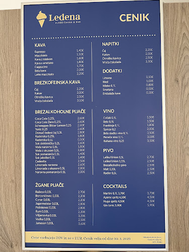 LEDENA - Slaščičarna & Bar