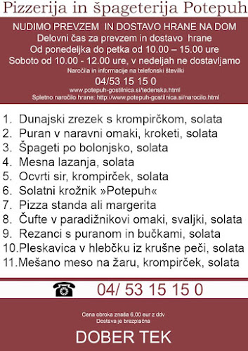 Pizzerija in špageterija "Potepuh", Uroš Mencinger s.p.