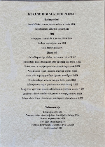 Gostilna Zorko Dušan Zorko s.p.